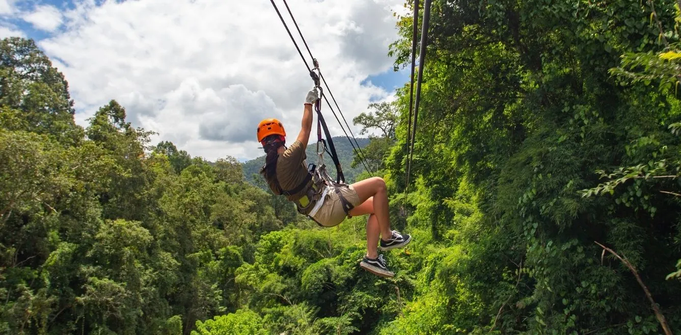 Ziplining